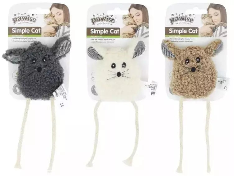Pawise Simple Cat Mouse Pillow