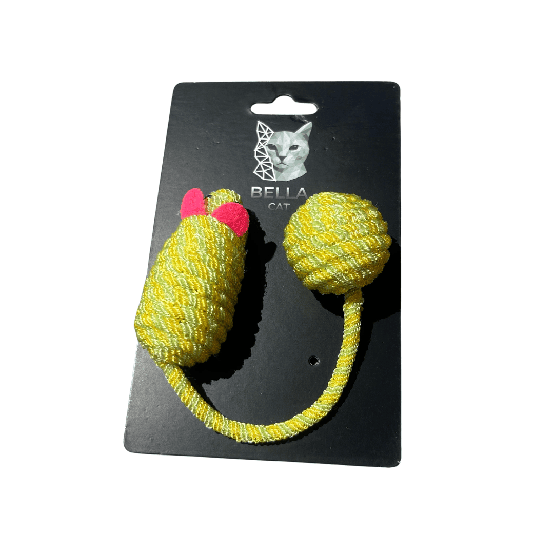 Bella Cat Toys | Mouse & Ball Tail