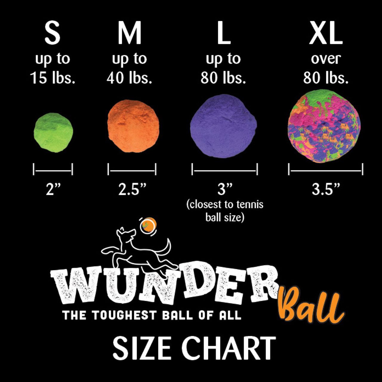 Wunderball Indestructible Dog Ball Small