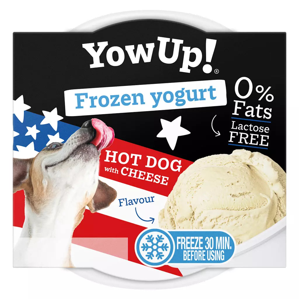 YowUp! Frozen Yoghurt for Dogs Hot Dog & Cheese 110g