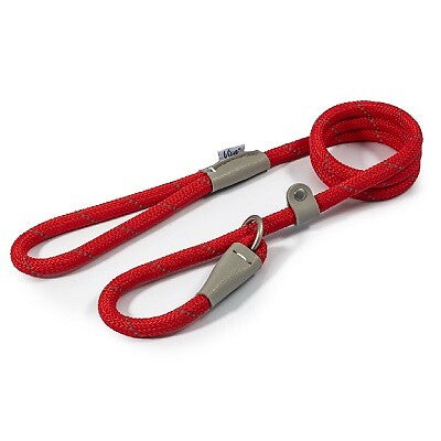 Ancol Slip Leash Red 1.2M X 12MM