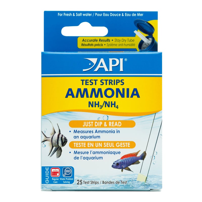 API Ammonia Test Strips 25 Pack