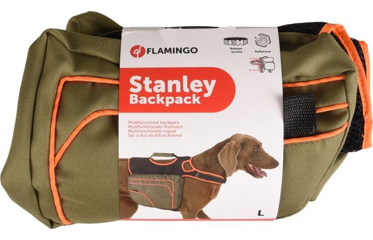 Flamingo Stanley Dog Backpack