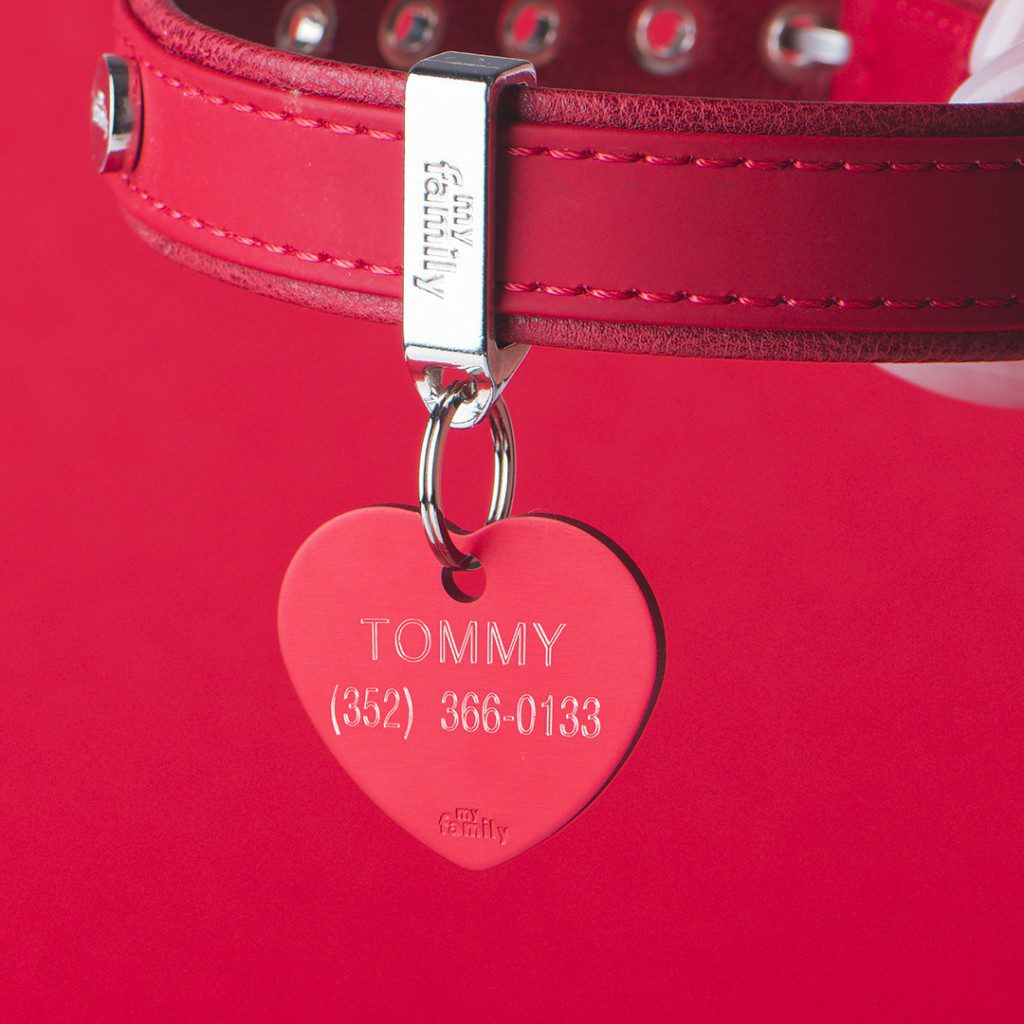 The Basic Heart Pet ID Tag