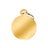 The Big Gold Plated Brass ID Tag