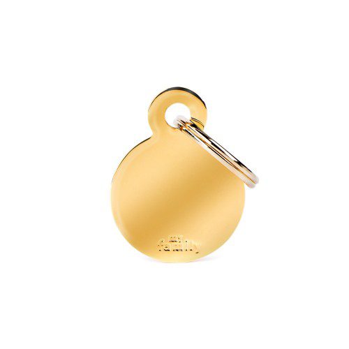 The Small Gold Plated Brass ID Tag