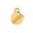 The Small Gold Plated Brass ID Tag