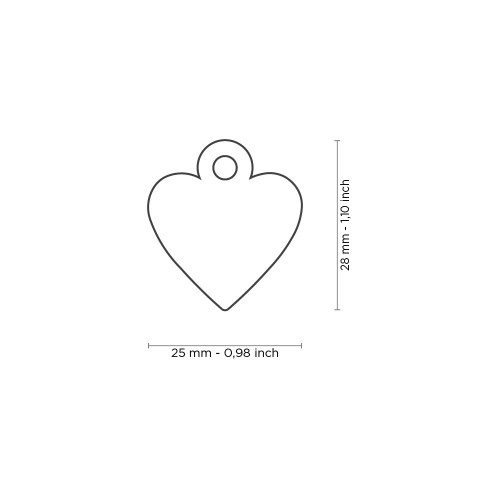 The Small Gold Plated Brass ID Tag