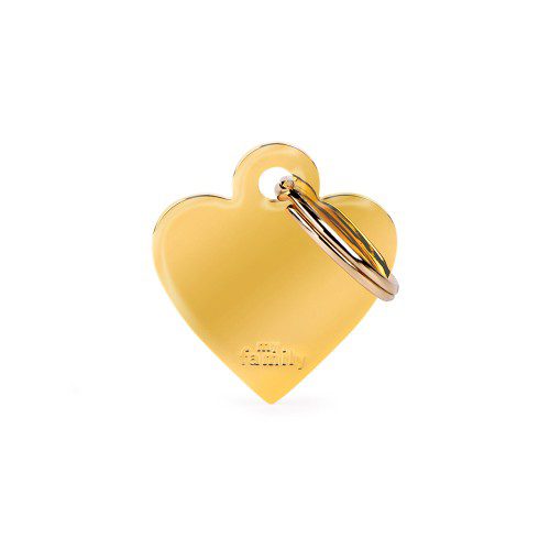 The Small Gold Plated Brass ID Tag
