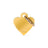 The Small Gold Plated Brass ID Tag