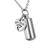 Rainbows & Stars Best Friend Memorial Necklace for Pet Ashes