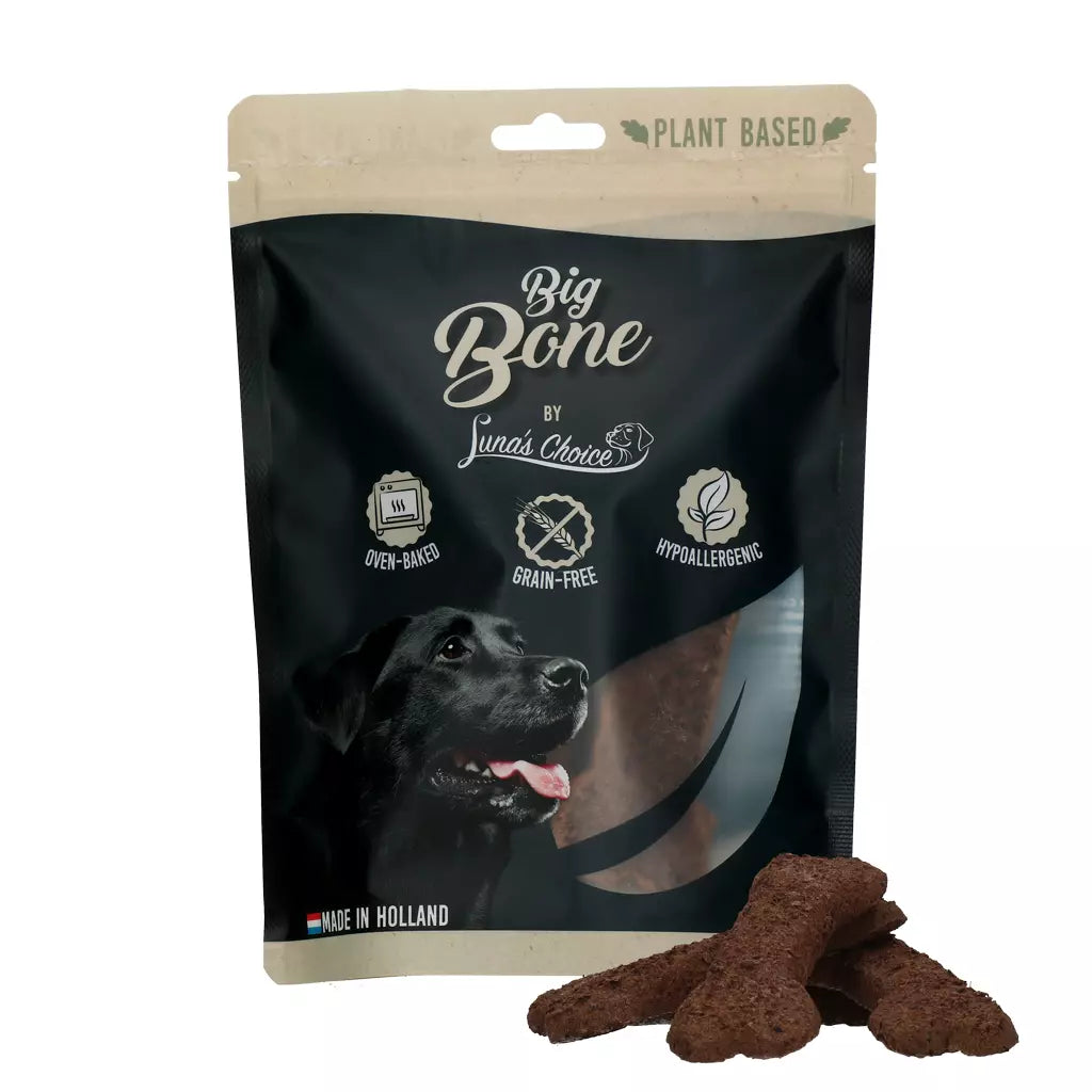 Luna's Choice Plant Based Dog Treats Big Bone 6 x 45g