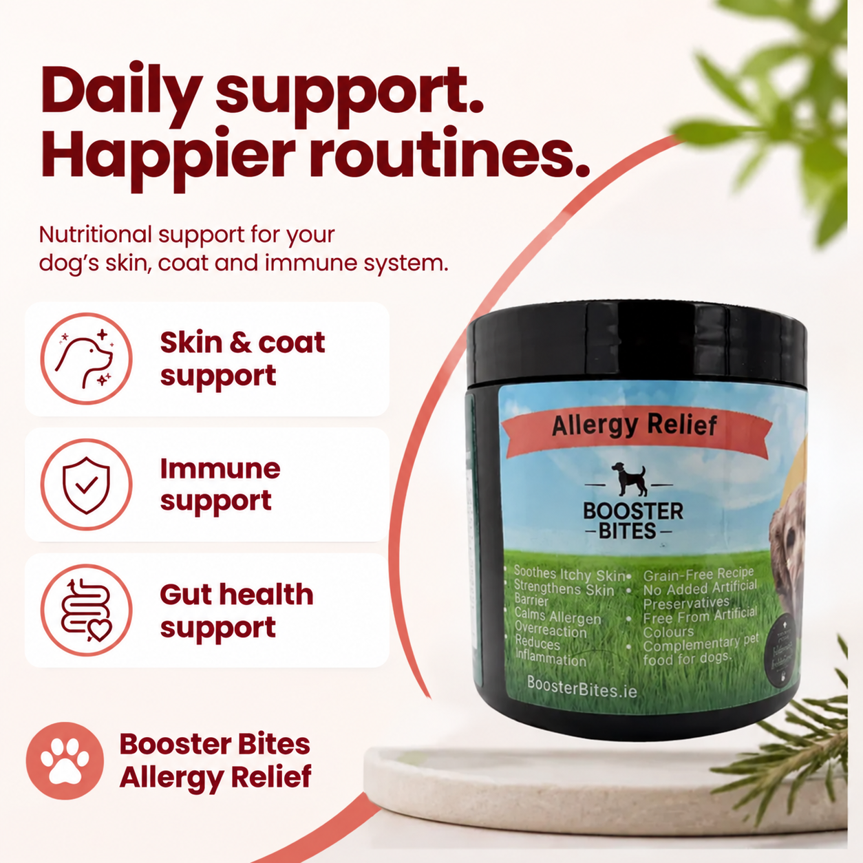 Booster Bites Allergy Relief Dog Treats x60