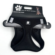 Booster Paw Easy On Harness Black