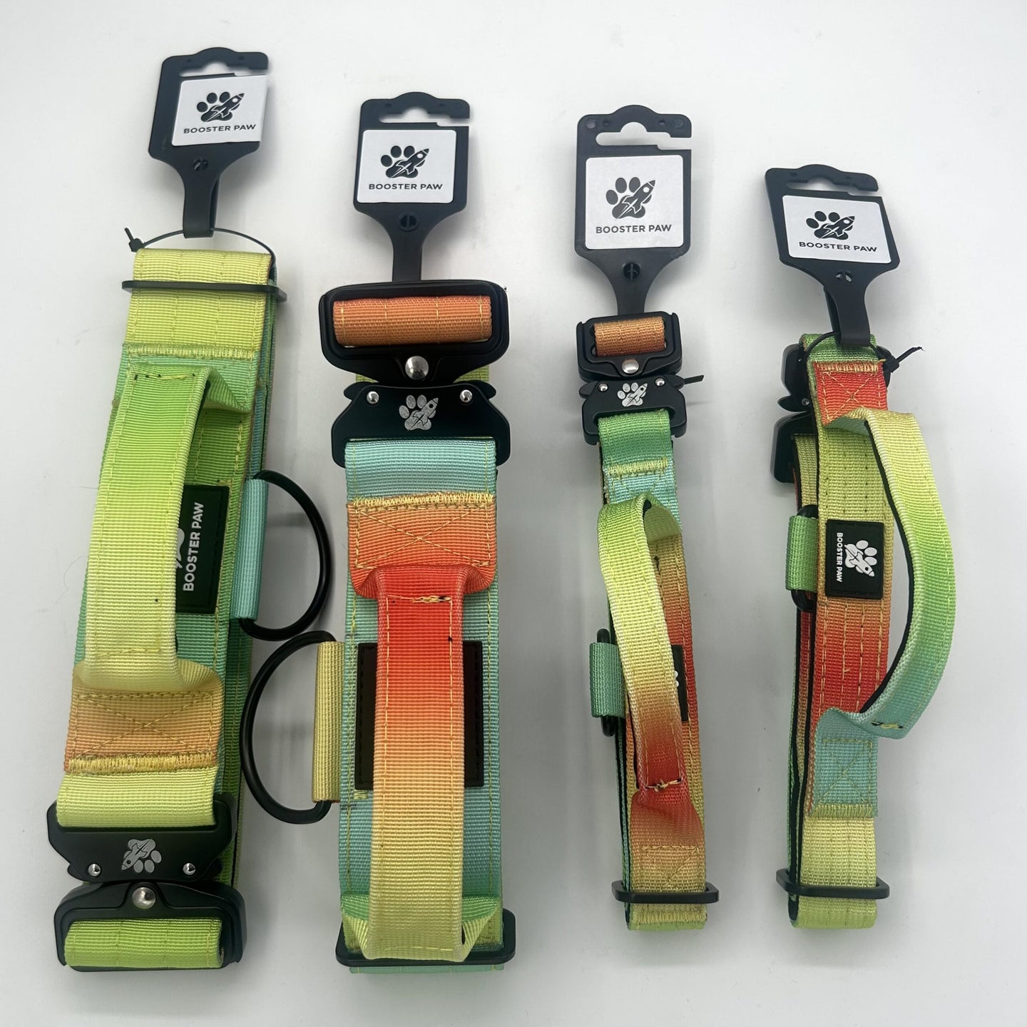 Booster Paw Rainbow Tactical Dog Collars