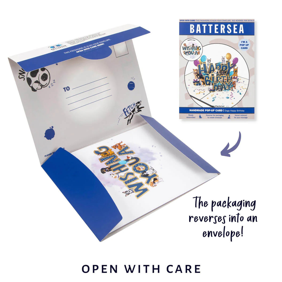 Battersea Dog Happy Birthday Card