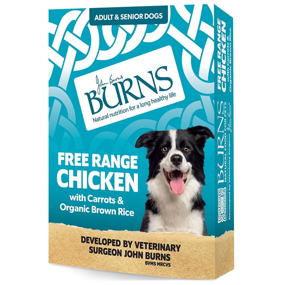 Burns Free Range Chicken with Carrots & Organic Brown Rice 395g