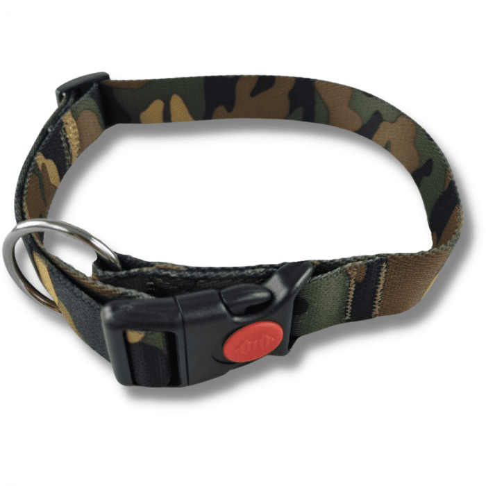 TM Nylon Camouflage Dog Collar