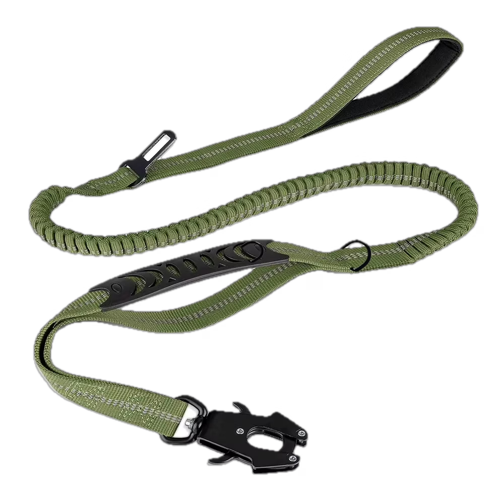 VPS Cargo Bungee Dog Lead Green