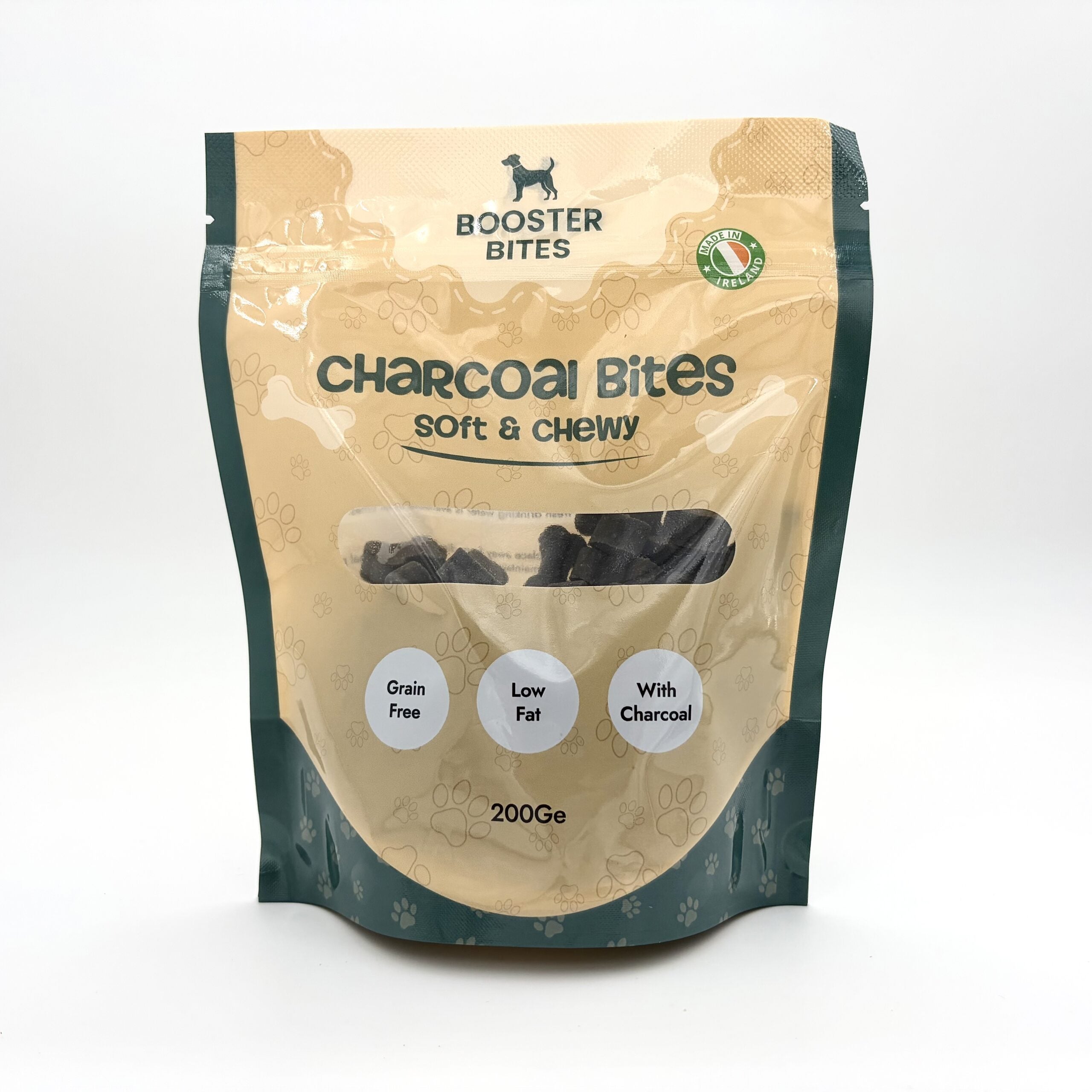 Booster Bites Charcoal Dog Treats 200g