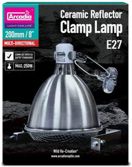 Arcadia Reflector Ceramic Clamp Lamp 20cm