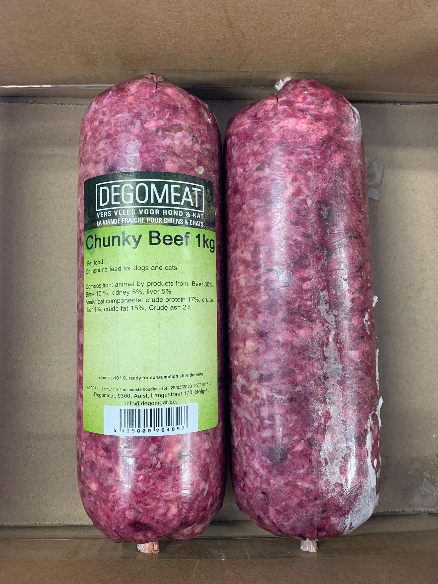 Degomeat Chunky Beef 1kg