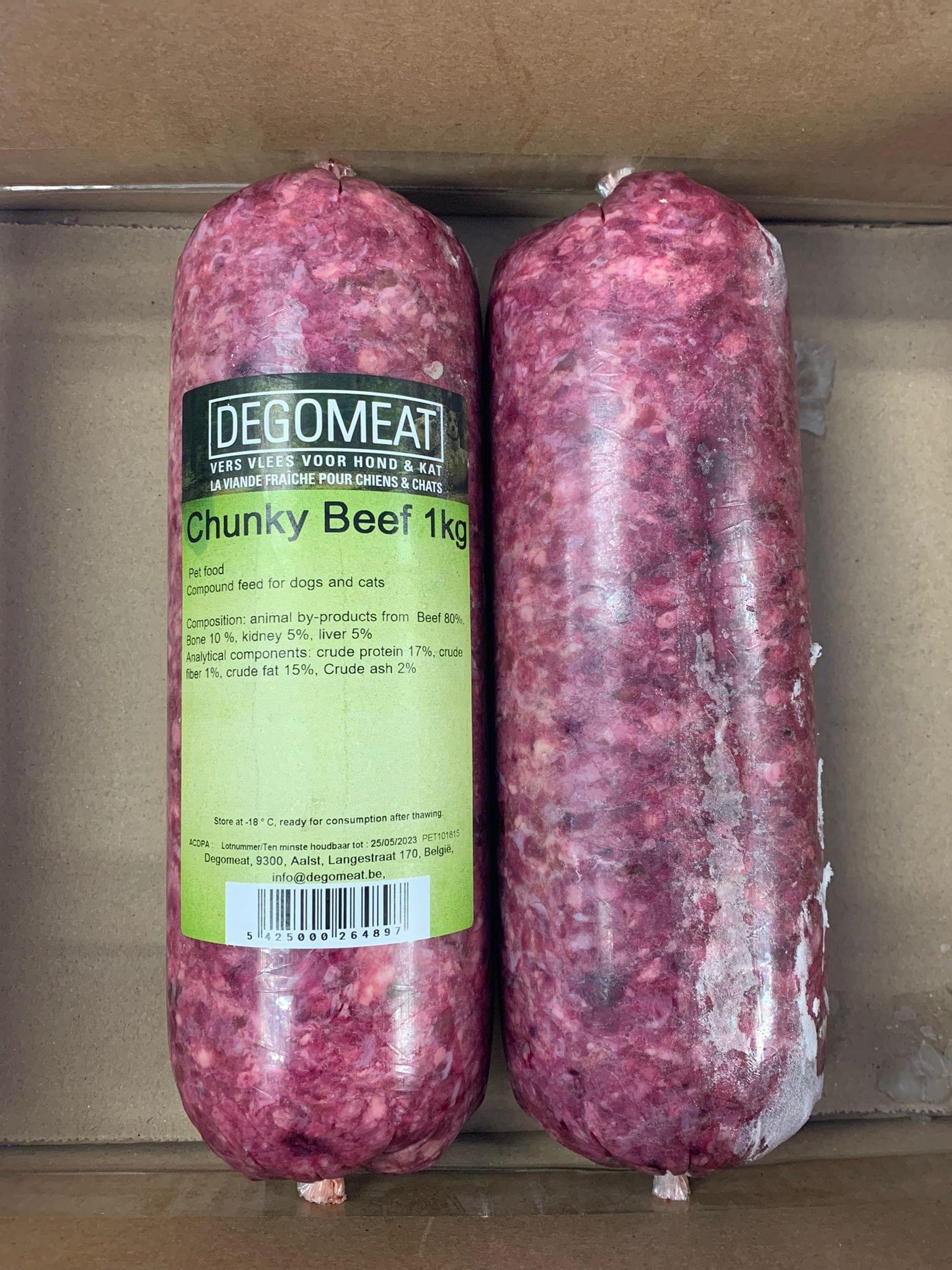 Degomeat Chunky Beef 1kg