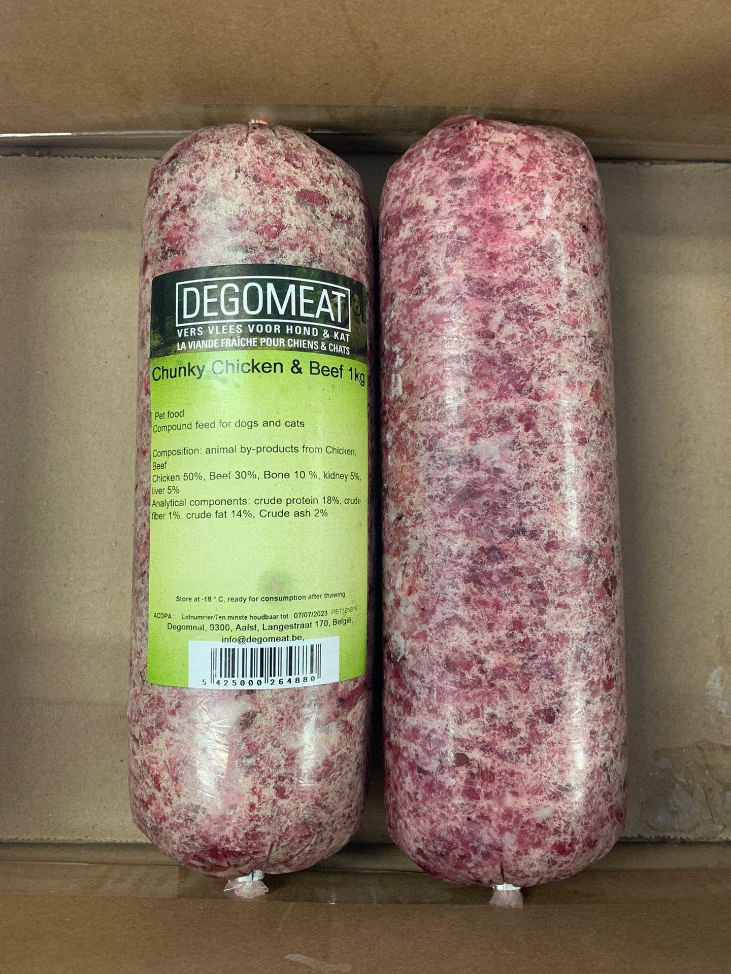 Degomeat Chunky Chicken and Beef 1kg