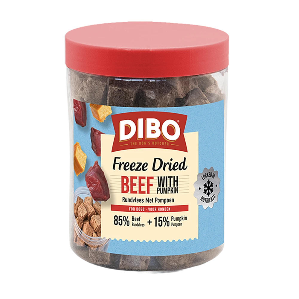 Antos DIBO Freeze Dried Dog Treats 90g | Beef & Pumpkin