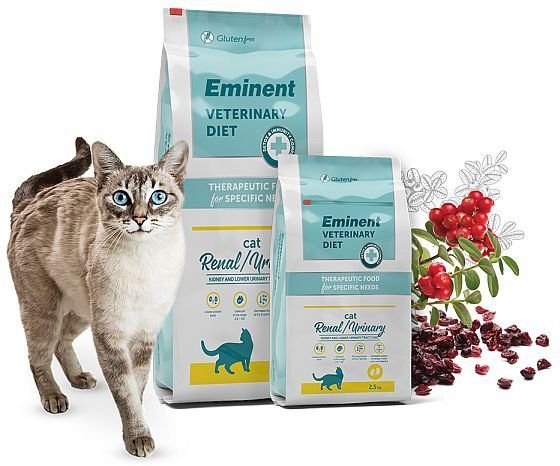 Eminent Veterinary Renal Urinary Cat Food 2.5kg