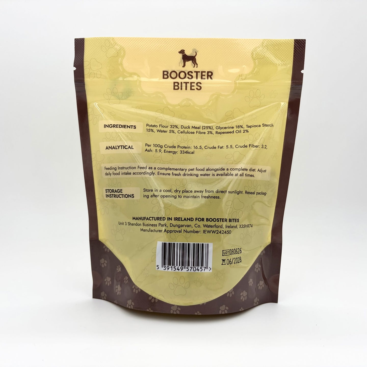 Booster Bites Grain Free Duck Bites 200g
