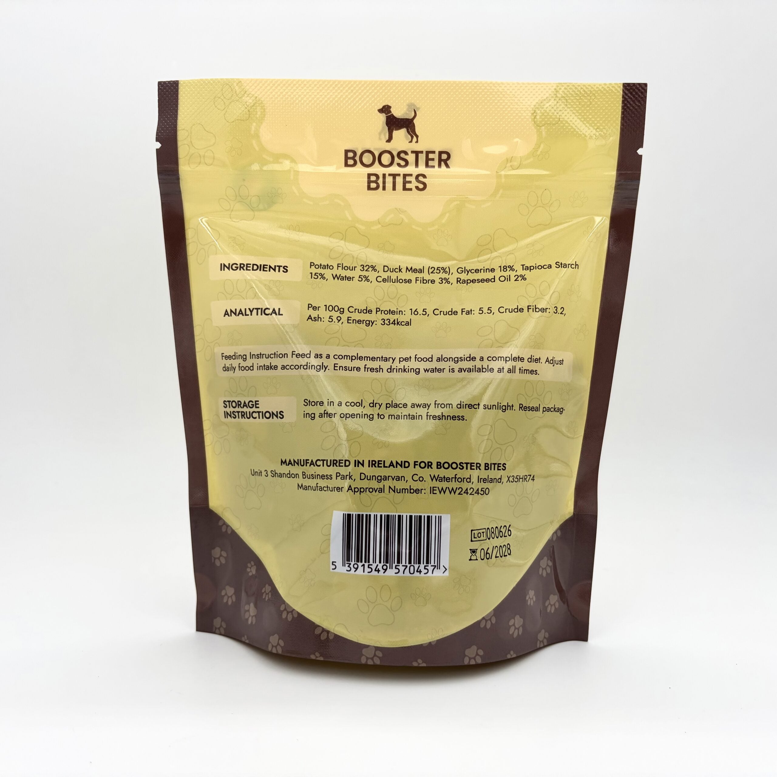 Booster Bites Grain Free Duck Bites 200g