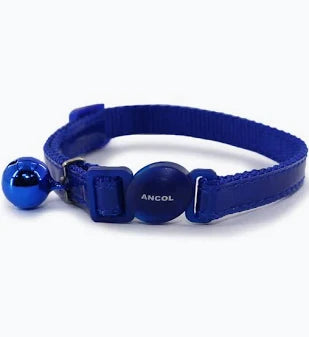 Ancol Reflective Cat Collar Gloss Blue
