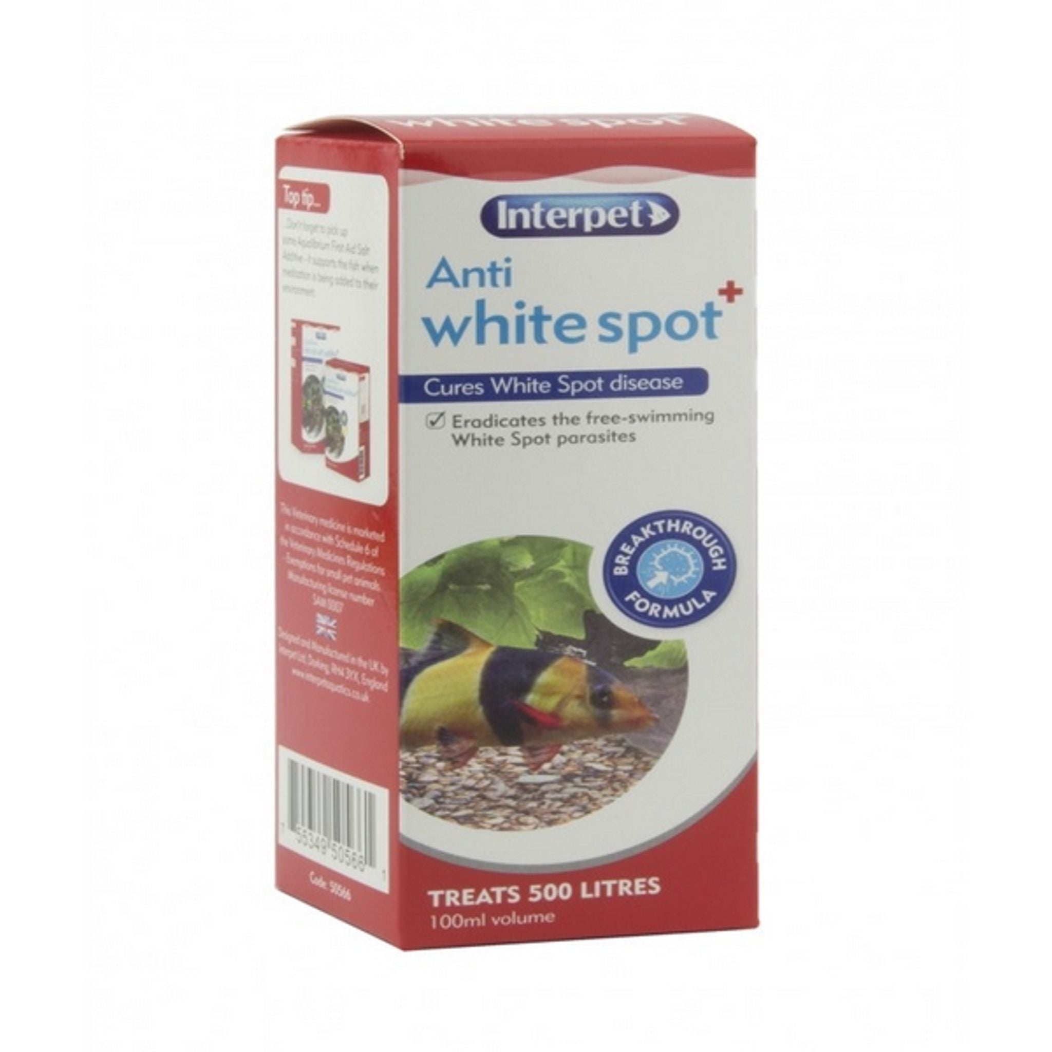 Interpet Anti White Spot Plus Aquarium Treatment 100ml