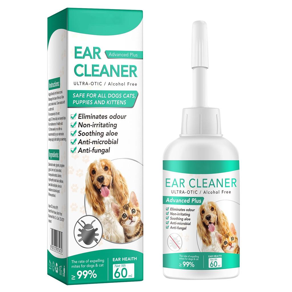 Elaimei Ear Cleaner Liquid for Pets 60ml
