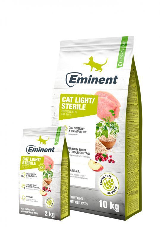 Eminent Light Sterile Cat Food 2kg