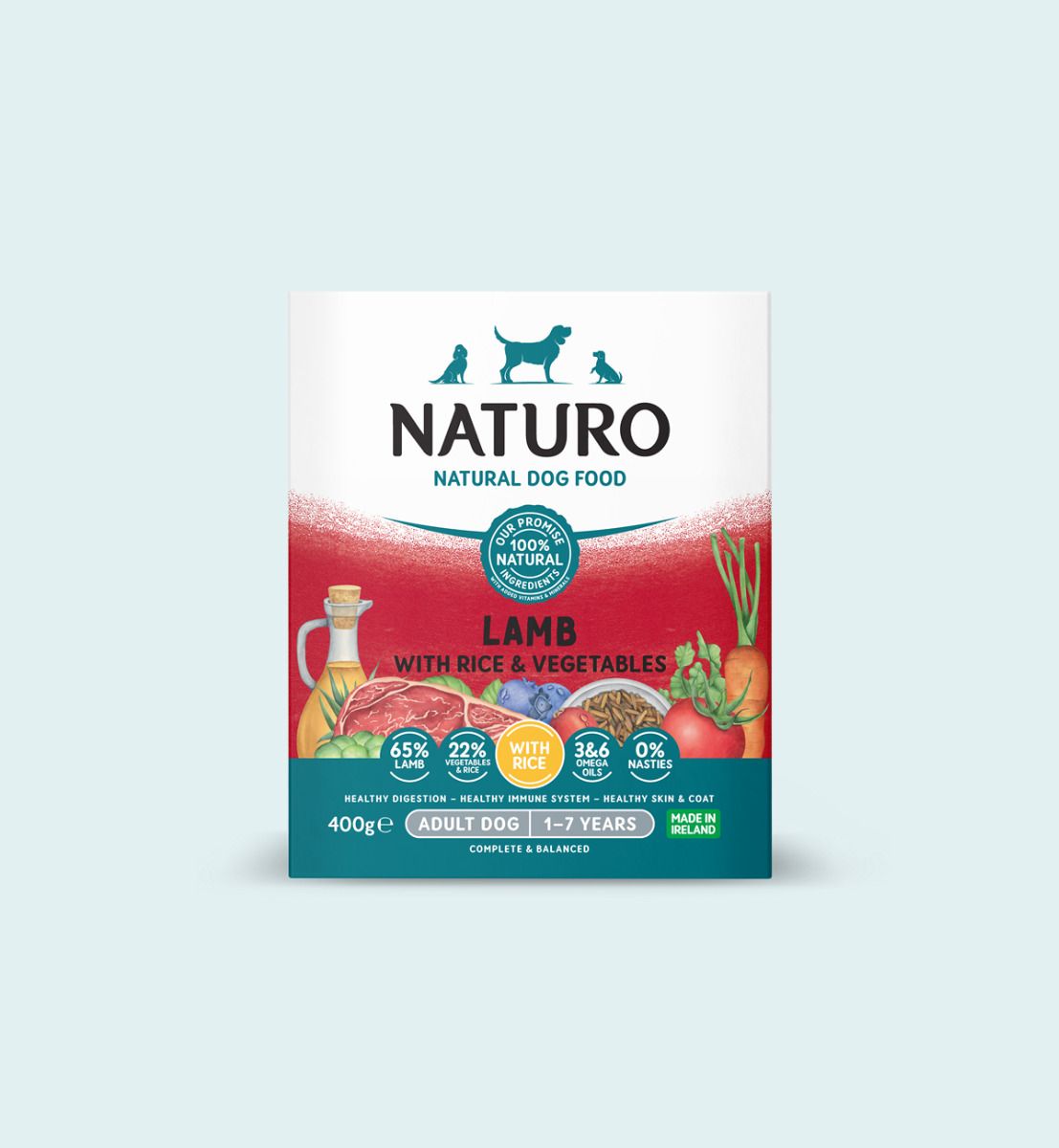Naturo Lamb Rice & Vegetables 400g