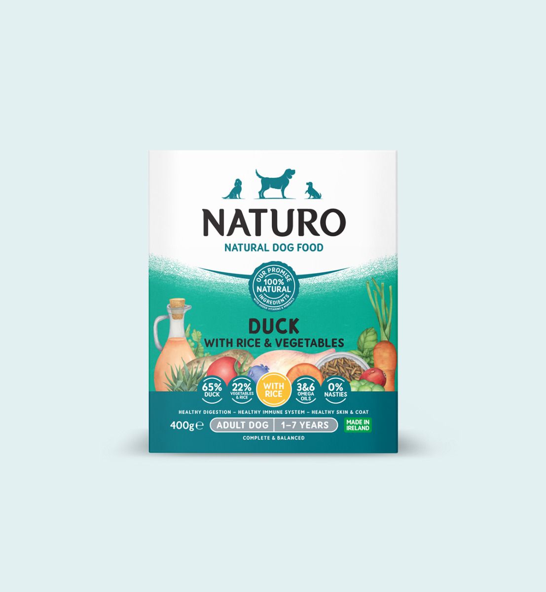 Naturo Duck with Rice & Vegetables 400g