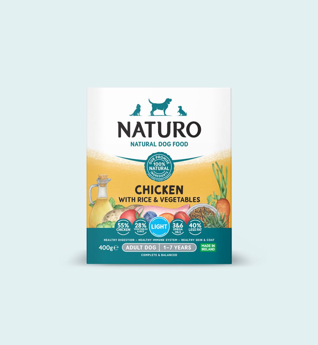 Naturo Light with Chicken, Rice & Vegetables 400g