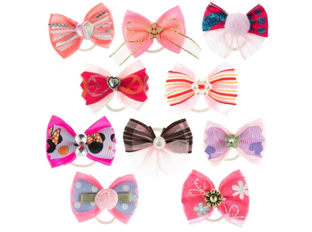 Assorted Dog Bows 100 Pack
