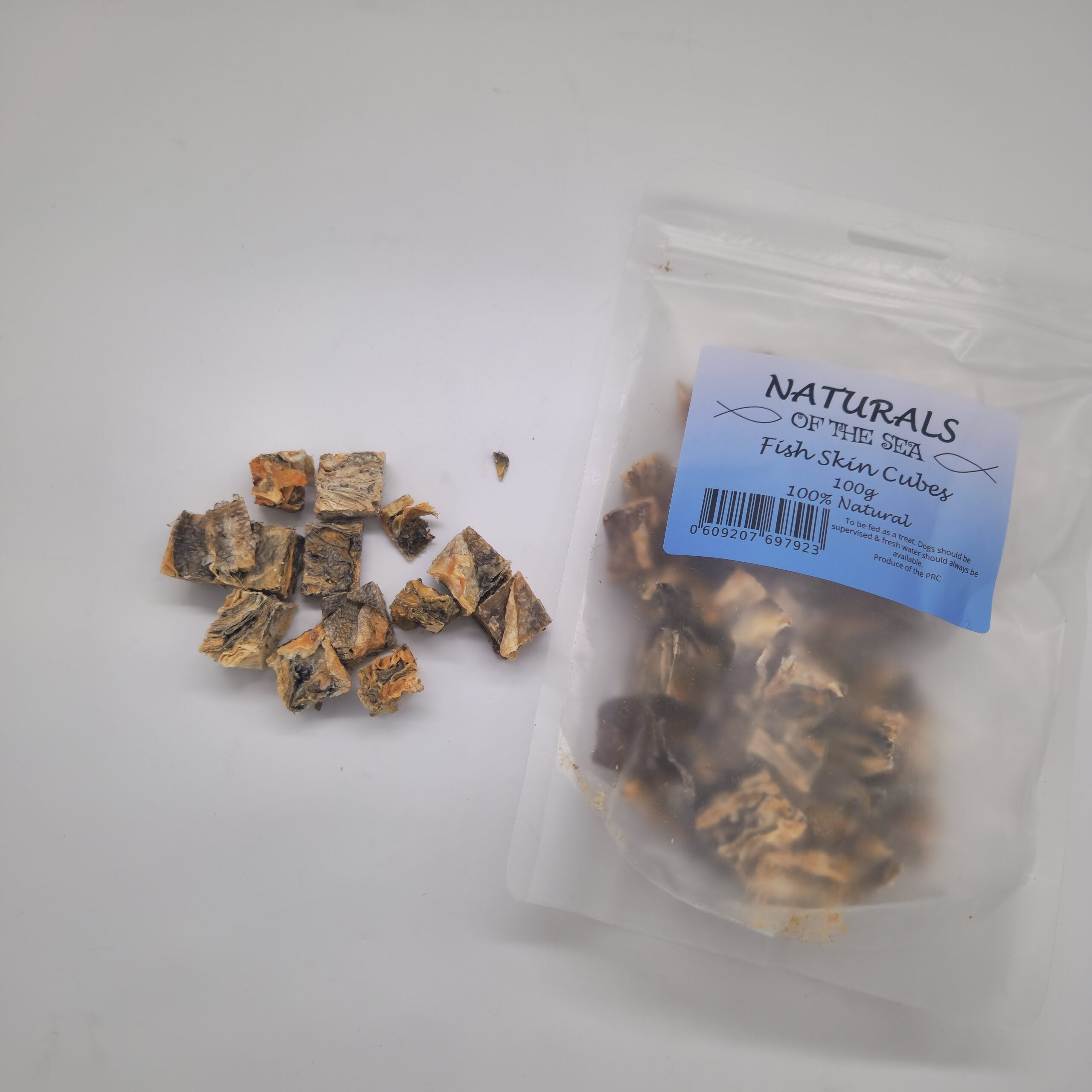 Fish Skin Cubes 100g