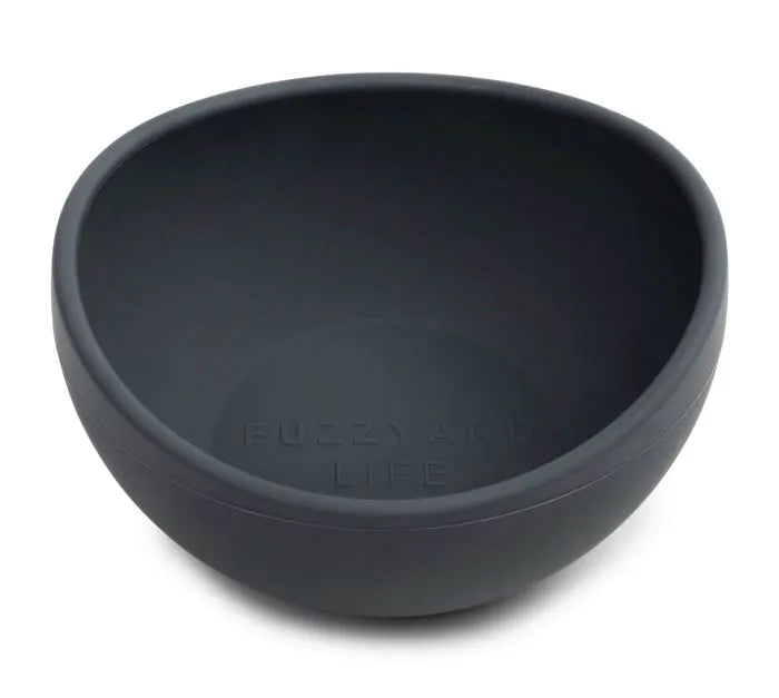 FuzzYard Life Slate Grey Silicone Bowl 560ml
