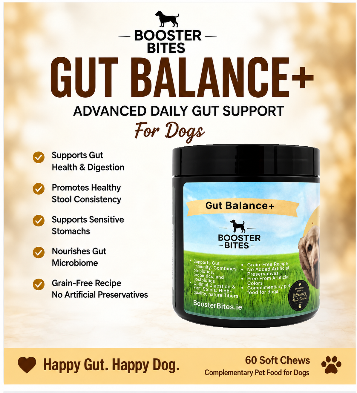 Booster Bites Gut Balance+ x60