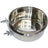 Stainless Steel Crate Bowl with Clamp Holder