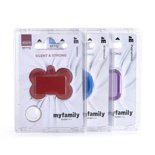 The Silent & Strong Bone Pet ID Tag