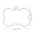 The Silent & Strong Bone Pet ID Tag
