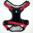 Booster Paw Two-Point Harness Black & Red