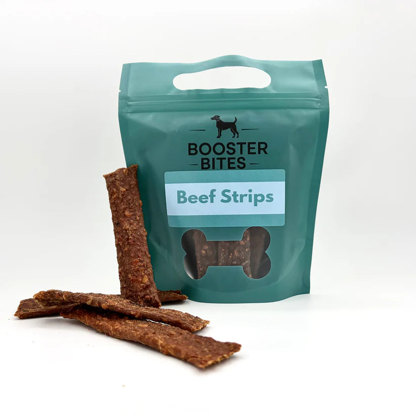 Booster Bites Beef Strips 100g