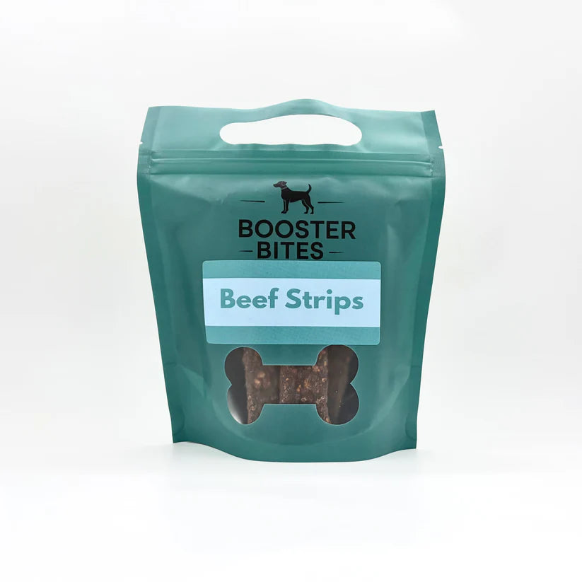 Booster Bites Beef Strips 100g