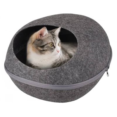 Flamingo Felt Pod Cat Cave